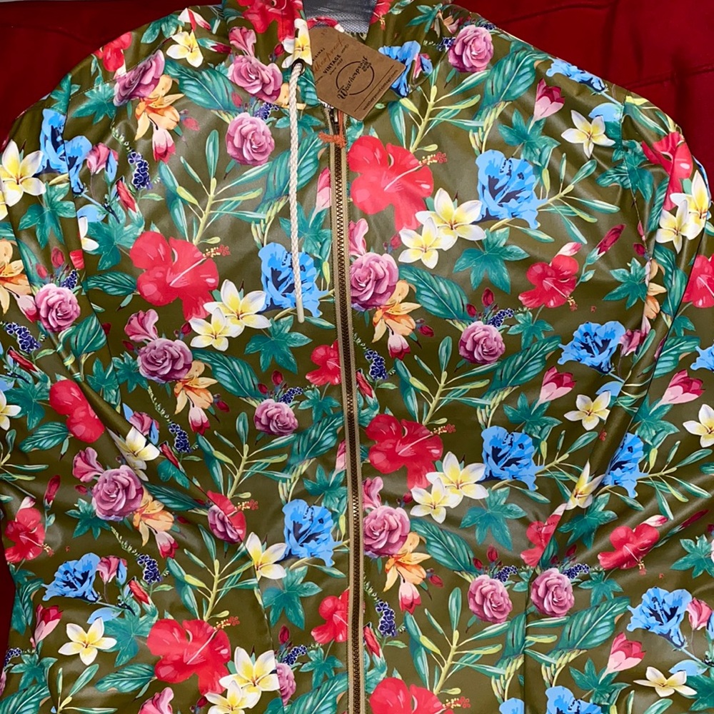Mens Vintage Weatherproof Floral Jacket - Picture 9 of 14